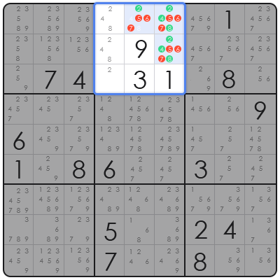 very very easy sudoku